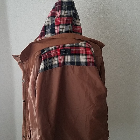Love Tree Brown Hooded Jacket - Picture 9 of 10